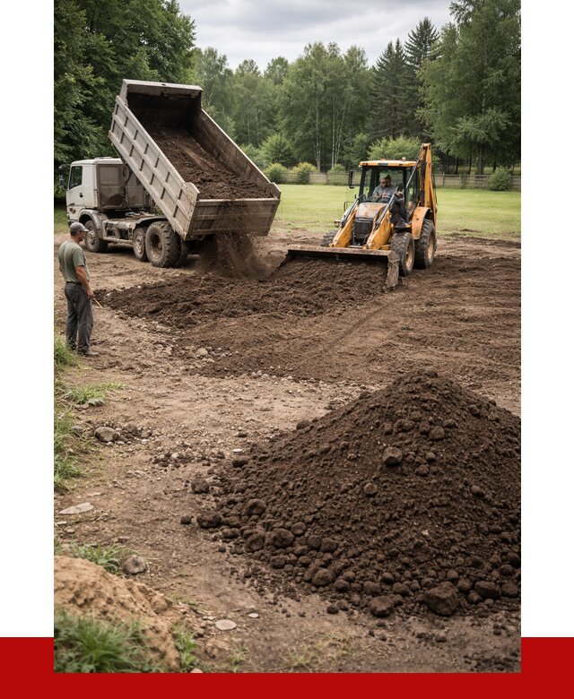 Грунт для выравнивания участка в Сафонове от 1230 р. | ПРОНЕРУДСфн