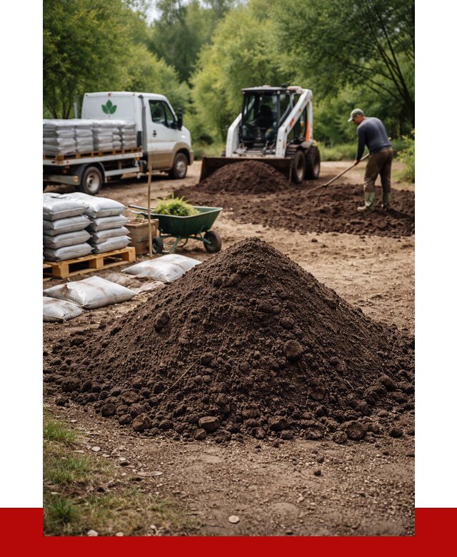 Грунт для озеленения с доставкой в Сафонове от 1845 р. | ПРОНЕРУДСфн