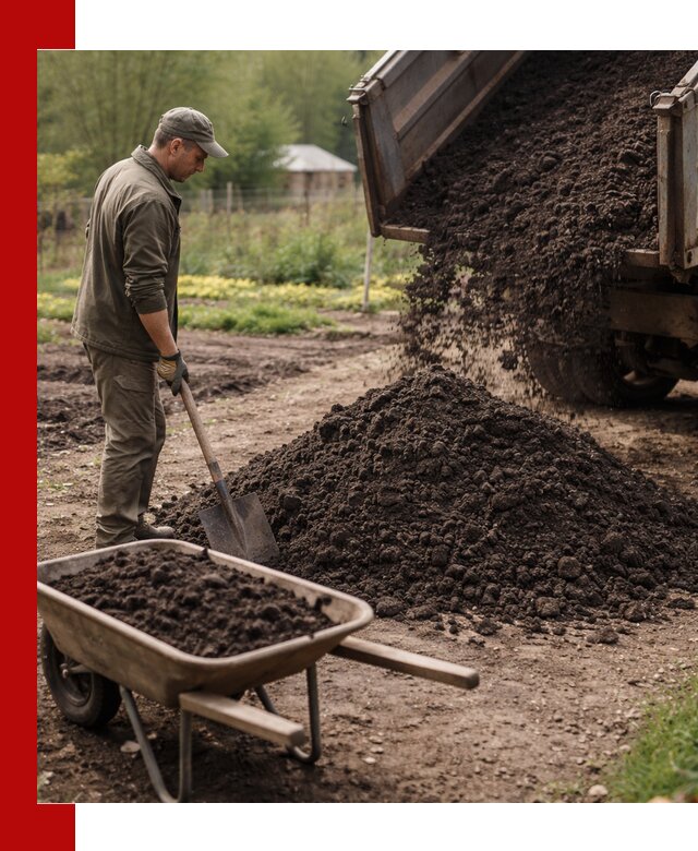 Доставка качественной земли для огорода в Сафонове
