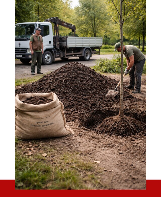 Грунт для посадки деревьев в Сафонове от 1230 р. | ПРОНЕРУДСфн