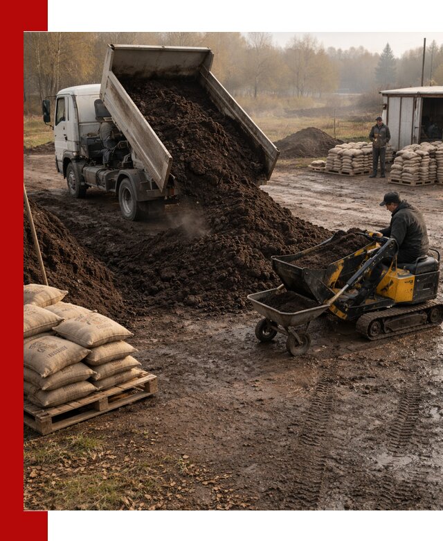 Кислый торф в доставке по выгодным ценам в Сафонове