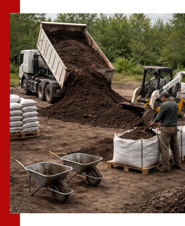 Доставка и продажа торфогрунта в Сафонове оптом и в розницу