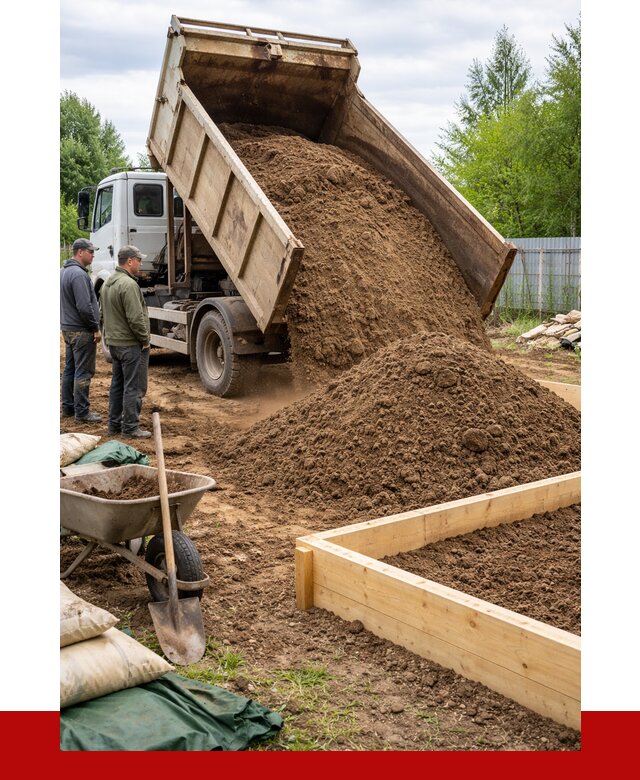 Торфо песчаная смесь в Сафонове с доставкой от 1896 р. | ПРОНЕРУДСфн
