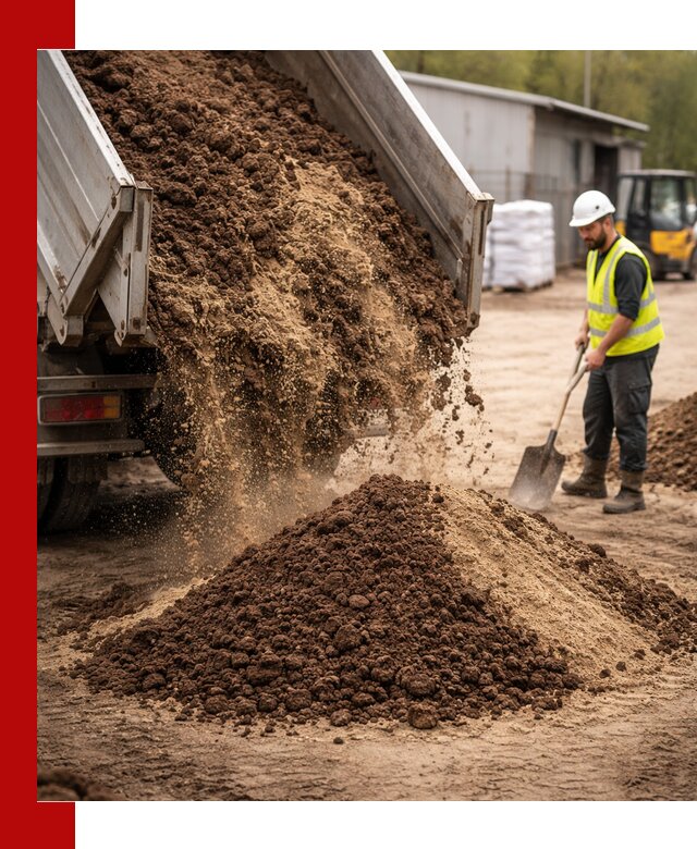 Доставка торфо-песчаной смеси в Сафонове для строительства и озеленения