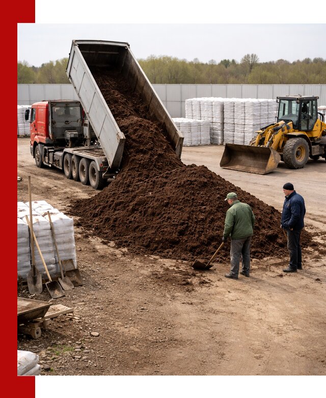Доставка торфяных смесей оптом и в розницу в Сафонове