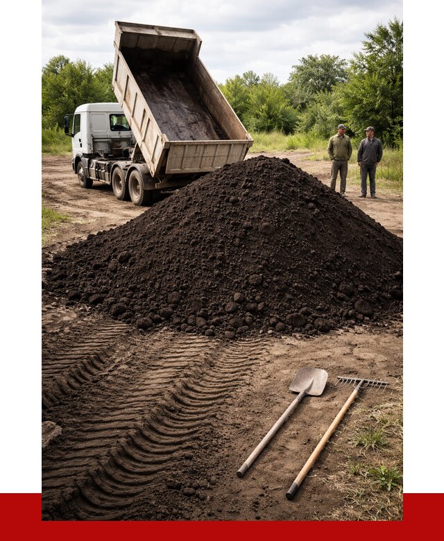 Купить чернозем навалом в Сафонове от 1230 р. за куб | ПРОНЕРУДСфн