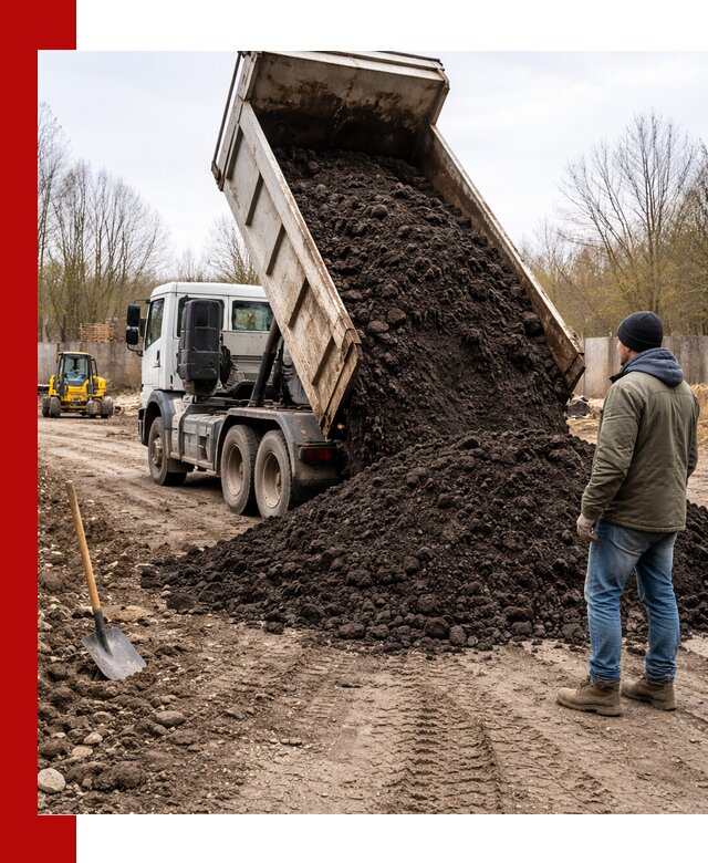 Доставка чернозема навалом в Сафонове быстро и выгодно