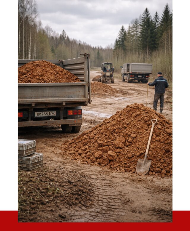 Глина и суглинки в Сафонове от 4612 р. за куб | ПРОНЕРУДСфн