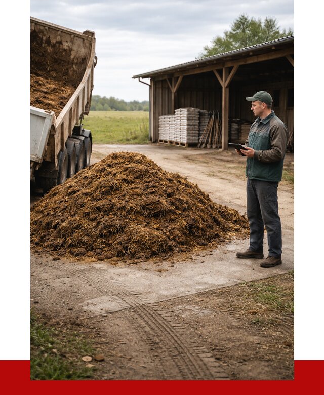 Купить навоз с доставкой в Сафонове от 1230 р. за куб | ПРОНЕРУДСфн