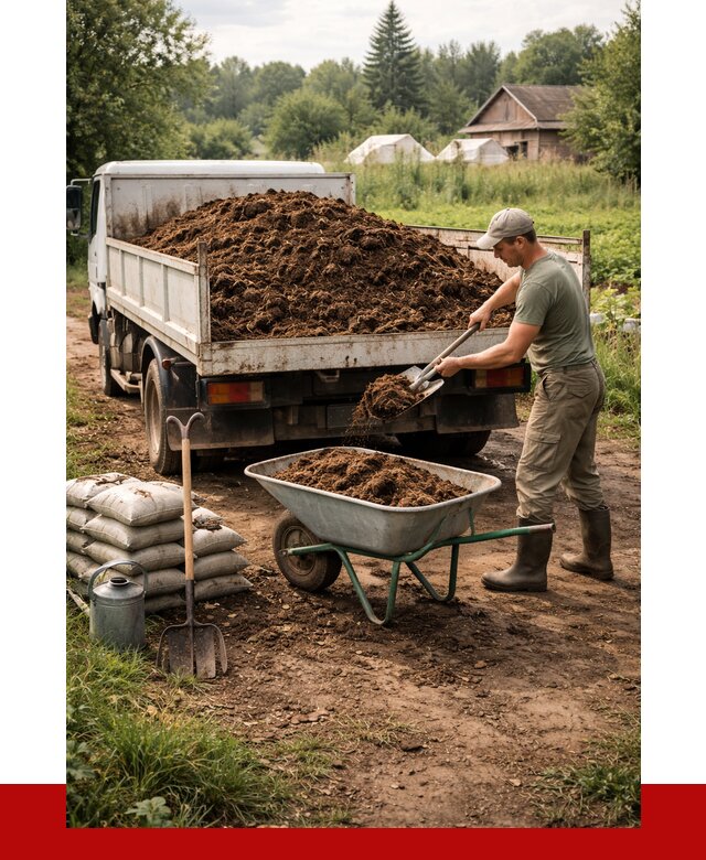 Купить коровий навоз с доставкой в Сафонове от 1845 р. | ПРОНЕРУДСфн