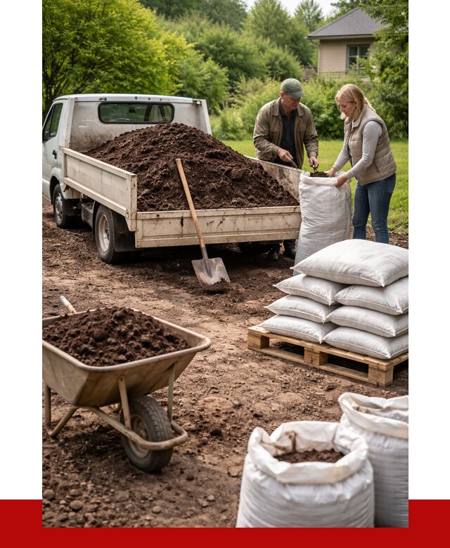 Перегной в мешках с доставкой в Сафонове от 2255 р. | ПРОНЕРУДСфн