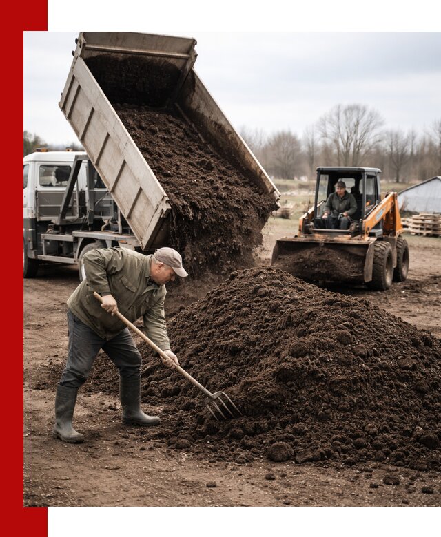 Доставка и продажа перегноя в Сафонове быстро и дешево