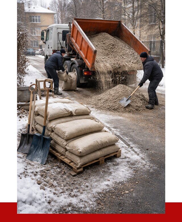 Противогололедные материалы оптом в Сафонове от 4304 р. | ПРОНЕРУДСфн