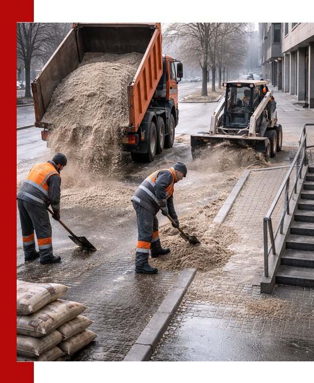 Поставка противогололедных материалов в Сафонове