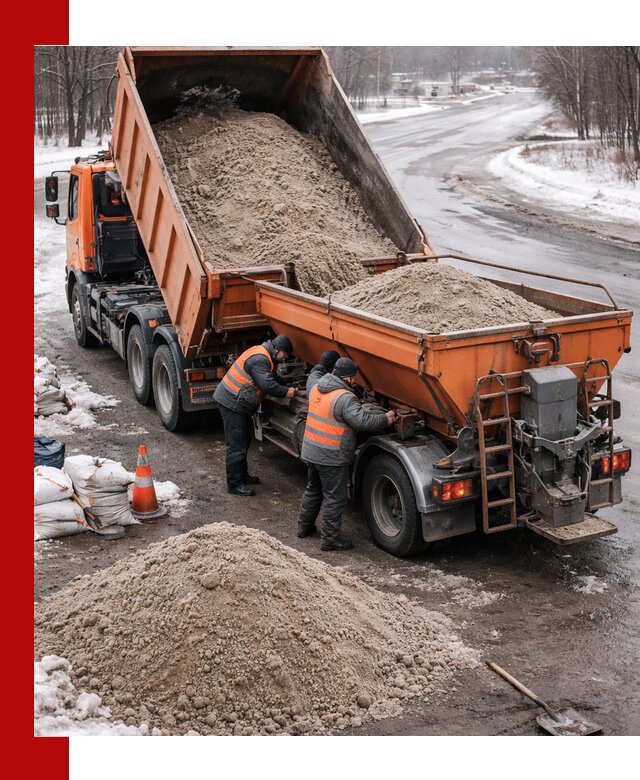 Поставка и вывоз пескосоля в Сафонове оптом и в розницу
