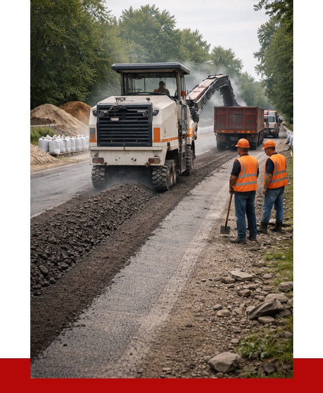 Фрезерованный асфальт в Сафонове от 2255 р./куб. | ПРОНЕРУДСфн