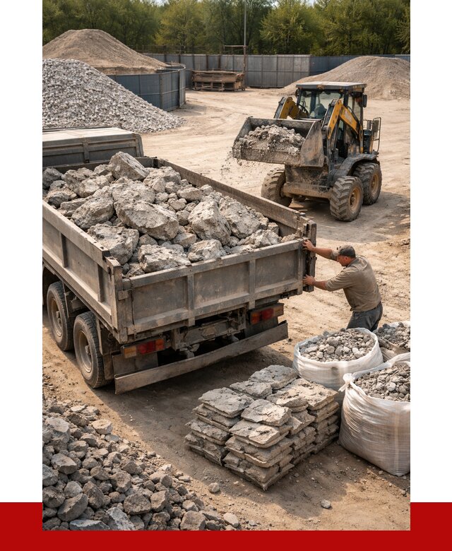 Купить бой бетона с доставкой в Сафонове от 4919 р. | ПРОНЕРУДСфн