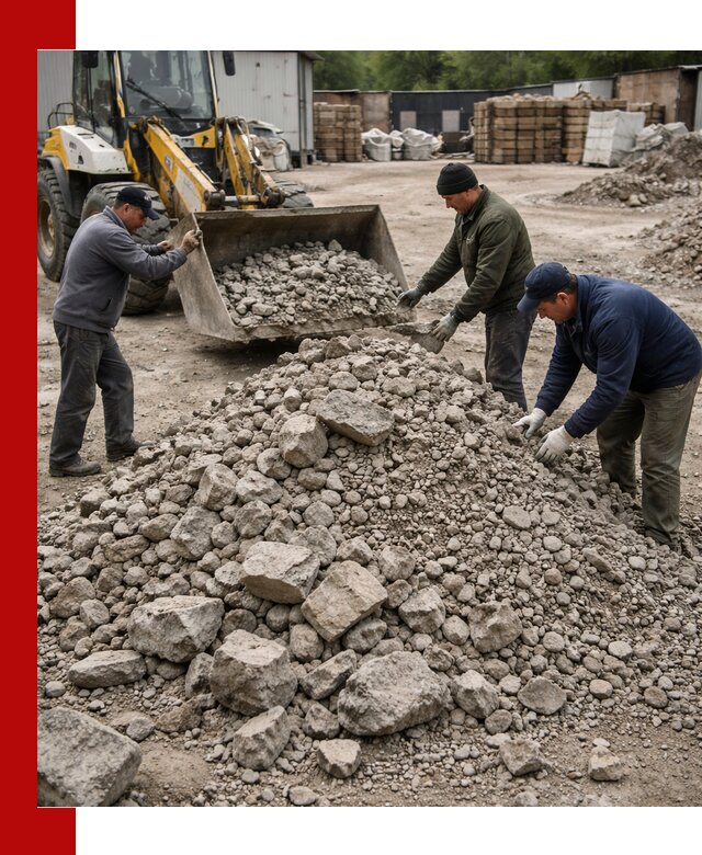 Демонтаж и вывоз бой бетона в Сафонове