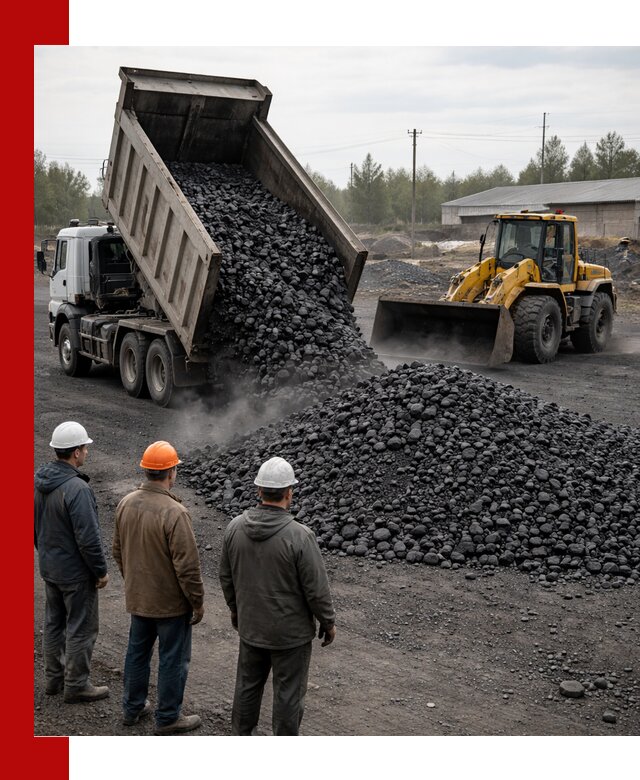 Доставка угля антрацита в Сафонове с самосвалами и погрузкой