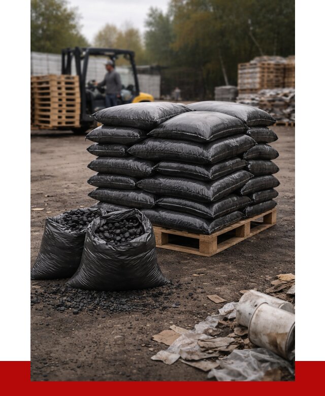 Купить уголь в мешках с доставкой в Сафонове от 7686 р. | ПРОНЕРУДСфн