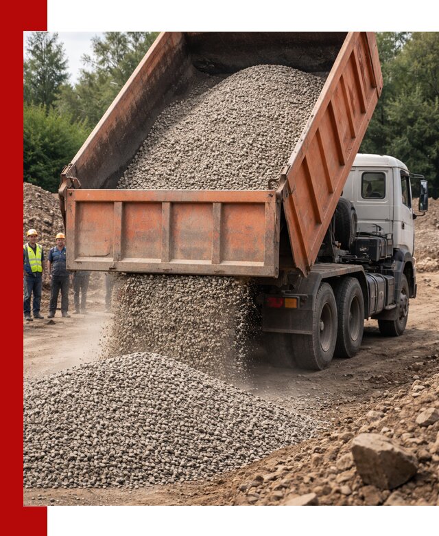 Доставка сыпучих материалов самосвалом в Сафонове быстро и надежно