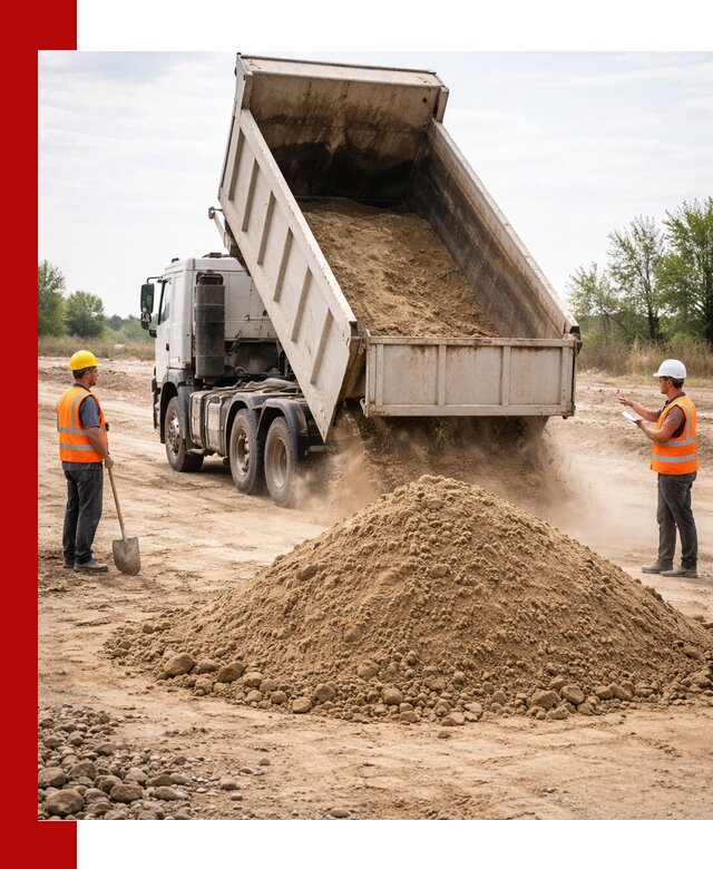 Доставка самосвалом 15 кубов в Сафонове за город и по городу