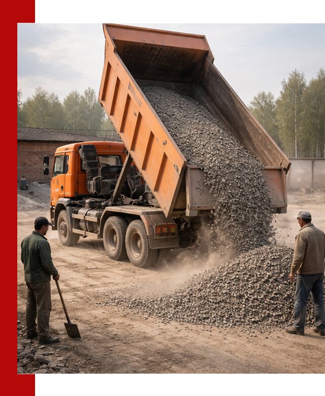 Доставка самосвалом 20 м3 в Сафонове быстро и надежно