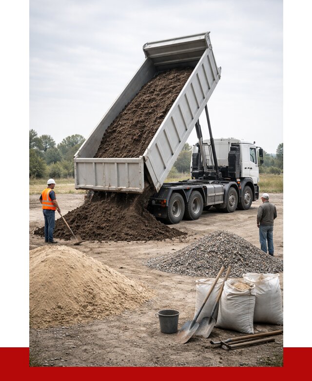 Доставка самосвалом 30 кубов в Сафонове от 8711 р. | ПРОНЕРУДСфн