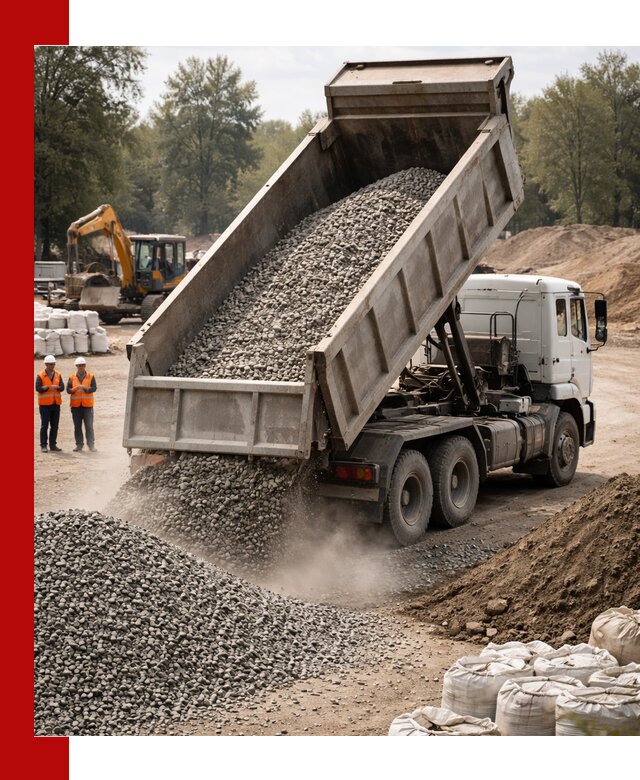 Аренда самосвала в Сафонове для доставки сыпучих и нерудных материалов