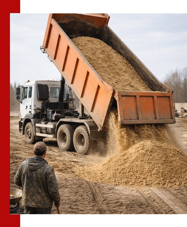 Аренда самосвала 20 тонн для перевозки грузов в Сафонове