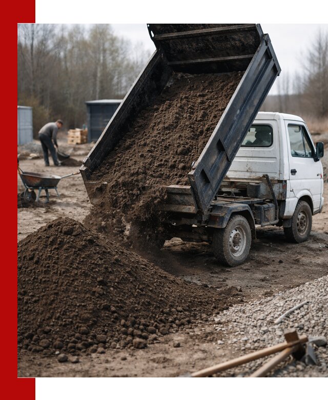 Аренда минисамосвала в Сафонове для доставки сыпучих материалов