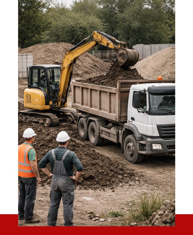 Вывоз грунта в Сафонове от 4612 р. самосвалом | ПРОНЕРУДСфн