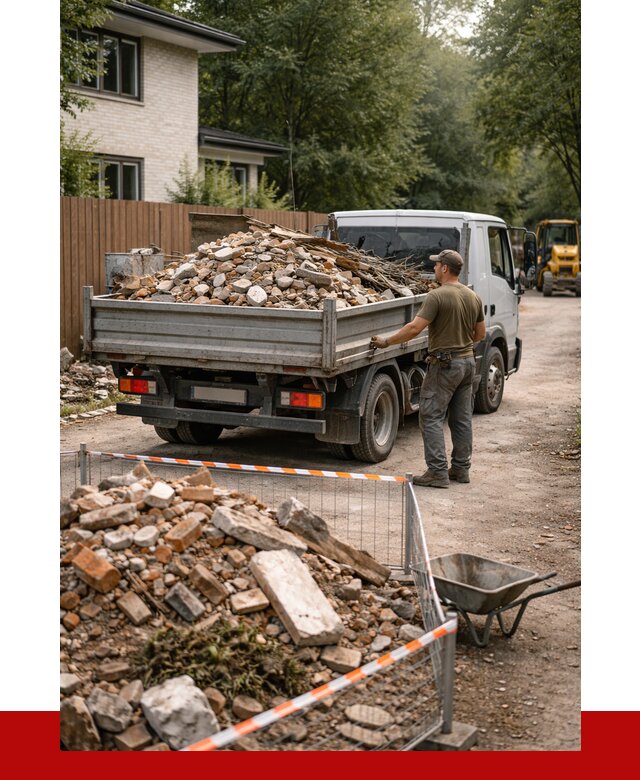 Вывоз строительного мусора с погрузкой в Сафонове от 7686 р | ПРОНЕРУДСфн