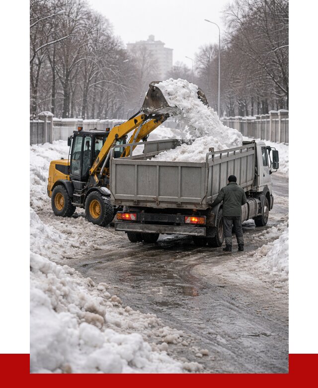 Вывоз снега с погрузкой в Сафонове от 3587 р. ПРОНЕРУДСфн