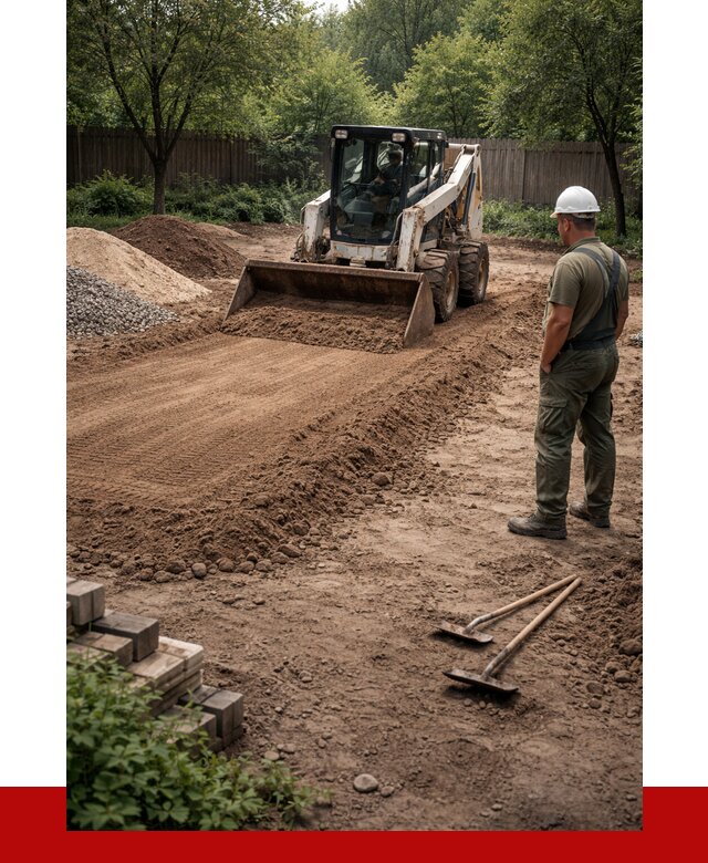 Выравнивание участка под ключ в Сафонове от 3587 р. | ПРОНЕРУДСфн